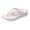 White, variant on YAYUBA Beach Sandals For Woman Black,Lazy Shoes Women's Orthotic Flip Flops With Arch Support Soft Thong Pillow Sandals