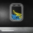 thumbnail image 2 of Glowneon Plane Window View Neon Sign, Airplane Window View Led Light, Plane Neon Sign, 2 of 4