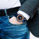 thumbnail image 5 of Reloj de pulsera de cuarzo para hombre, resistente al agua, con pantalla digital, estilo casual, analógico-digital, estilo borde, regalo, resistente al agua., 5 of 6