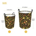 thumbnail image 3 of Easygdp Autumn Plants Maple Tree Vintage Large Dirty Clothes Hamper, Lightweight Storage Basket, Household Laundry Bag with Handle-Small, 3 of 6