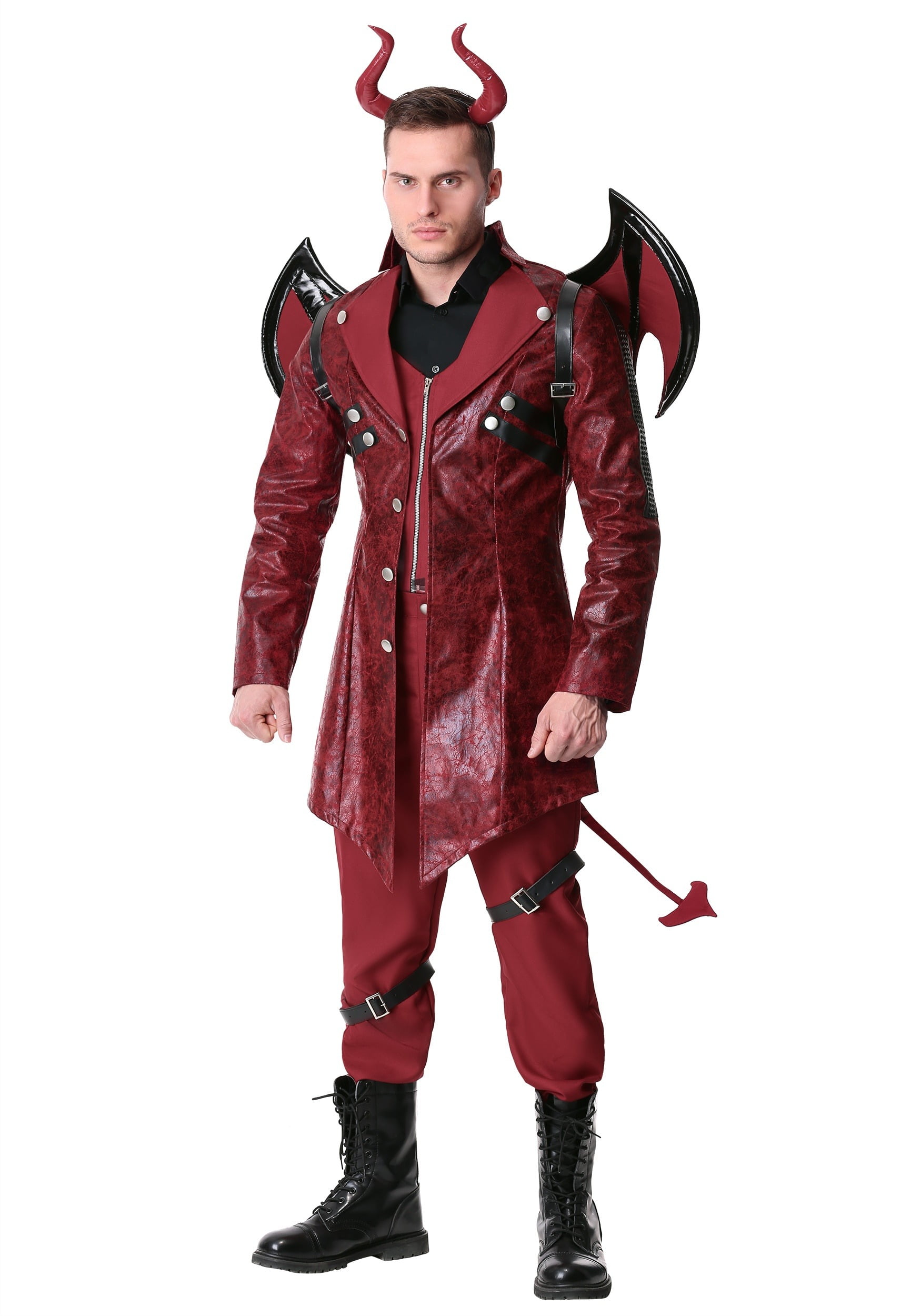 Men's Plus Size Debonair Devil Costume | Men's Devil Costumes