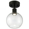 thumbnail image 2 of Access Lighting Burgundy LED Semi-Flush in Matte Black Color, 2 of 5