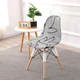 thumbnail image 3 of cubierta de asiento Estirar Shell Silla Asiento Cubierta Banquete Hogar Hotel Comedor Fundas Suaves Color 6 color 6 Magideal cubierta de asiento, 3 of 7