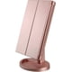 thumbnail image 1 of Lighted Makeup Mirror - with 3X/2X Magnification - Tri-Fold Mirror with 21 LED Lights, Touch Screen Switch, 180 Adjustable Stand - Dual Power Supply -, 1 of 5