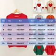 thumbnail image 3 of Craaazy Women's Plus Size Valentines Day Tops Round Neck Love Prints Long Sleeve Sweatshirts Gifts, 3 of 6
