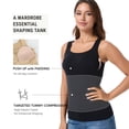 thumbnail image 4 of MISS MOLY Shapewear Camisoles for Women Padded Tummy Control Tank Tops Square Neck Yoga Tops, 4 of 5