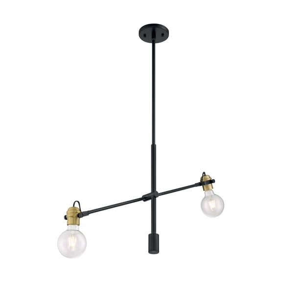 Nuvo Lighting - Mantra-2 Light Pendant in Vintage Style-4.75 Inches Wide by