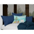 thumbnail image 3 of Carolines Treasures CK3461PW1216 Italian Spitz Christmas Tree Canvas Fabric Decorative Pillow, 12H x16W, multicolor, 3 of 4