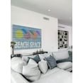 thumbnail image 5 of Marmont Hill Beach Shack Umbrellas White Wood Wall Art, 20" x 30", 5 of 7