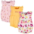 thumbnail image 1 of Set de 3 Enteritos Onesies para Bebé Niña Zorro 12 Meses, 1 of 7
