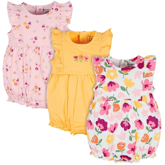 Set de 3 Enteritos para Bebé Niña Onesies Brand Zorro 24M