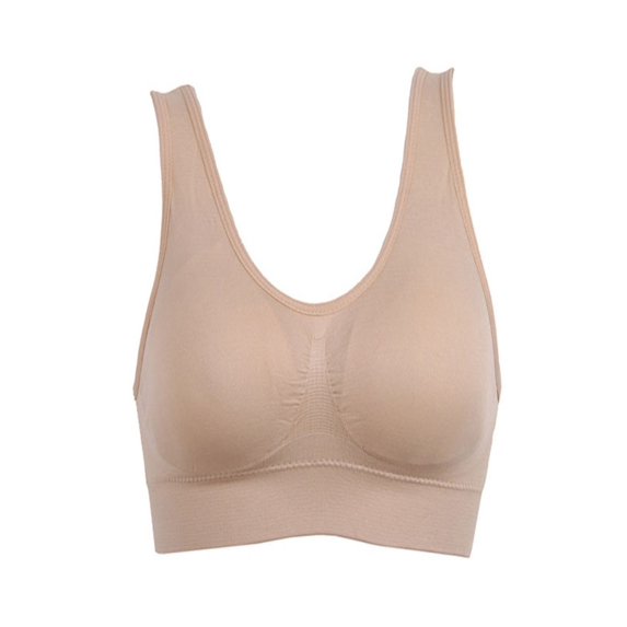 Fymall Women's Stretch Workout Crop Top Fitness Yoga Gym Sports Bra Vest