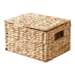 PRETXORVE Round Woven Storage Baskets Soft Cotton Rope Woven Blanket Baskets Storage Basket Portable Basket Organizer Decorative Baskets for Storage Living Room Walmart