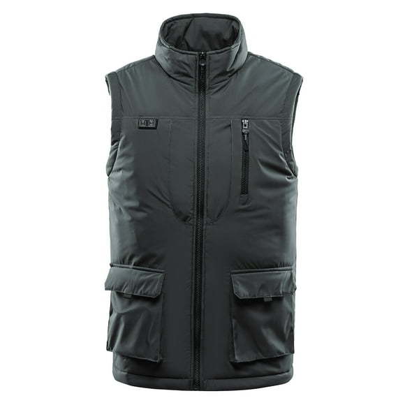 Heated Jacket for Men Smart 3 Heating Levels Heated Vest Lightweight Electric Puffer Coat Sleeveless/Long Sleeve