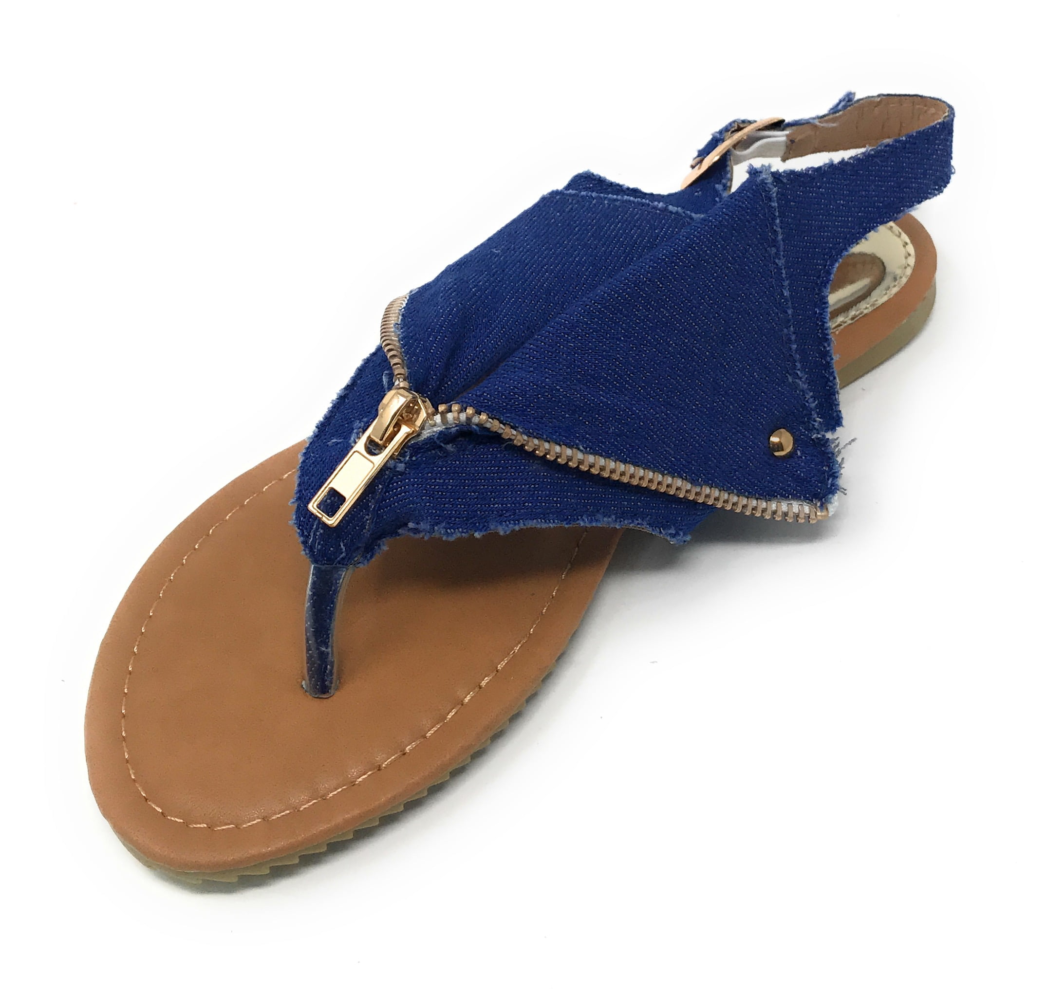 Victoria K. Women's Zipper Thong Sandal