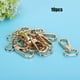 thumbnail image 5 of Accesorio de bricolaje, 10 piezas de llavero, ganchos de mosquetón para bolso, hebillas para correa de bolso, valor inmejorable, 5 of 9