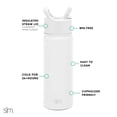 thumbnail image 2 of Botella de agua Simple Modern Summit de 530 ml con aislamiento al vacío, 2 of 6