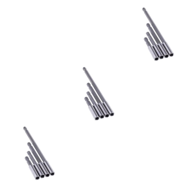 Monstrate 4pcs Shank Magnetic Screwdriver Bit Extension Adapter Holder Bar Type1 NO1