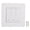 White, variant on YAHHU 3 Gang Smart Control Panel APP Timing Intelligent Switch Rebound Type AC100-240V Grey Relay (3.54 inches / 9 cm) App Controlled Wall Dimmer Hub For Bedroom And Living Room Modern Finishes