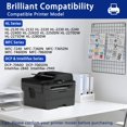 thumbnail image 2 of Tn420 Cartucho De Tóner Negro Compatible Tn-420 De Repuesto Para Brother Tn-420 Dcp-7060D Dcp-7065Dn Intellifax 2840 Mfc-7240 Hl-2130 Hl-2132 Toner (Paquete De 2), 2 of 6