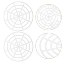 LOLIPPYY 10Pcs Portable Plastic Pickle Jar Press Tools White Fermentation Weights for Home Pickling