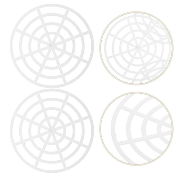 LOLIPPYY 10Pcs Portable Plastic Pickle Jar Press Tools White Fermentation Weights for Home Pickling