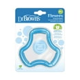 thumbnail image 2 of Dr. Brown's Flexees Baby Teether, Blue Ergonomic, 100% Silicone, Infant-Toddler, 1-Pack, 2 of 6