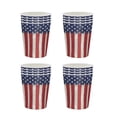 thumbnail image 2 of shyuyusa Patriotic Tableware Set With 16 Cups 16 Pcs 7 Inch Plates 16 Pcs 9 Inch Plates 20 Napkins For Party Dining, 2 of 6