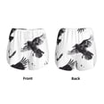 thumbnail image 3 of Salouo Monochrome Flying Ravens Print Women's 2 in 1 Running Shorts Double-Layer Shorts Athletic Workout Gym Yoga Shorts Running Shorts for Women-XX-Large, 3 of 7