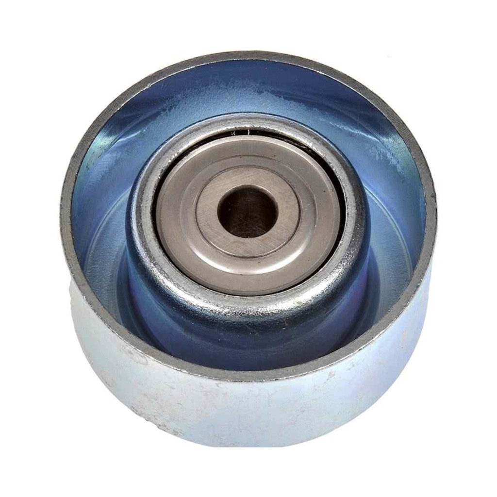 KarParts360 For Toyota Tacoma 2005-2021 Idler Pulley | Steel | Serpentine Belt Type | Black Color | 10.2 Millimeters Inside Diameter | 1 Mounting Hole | 1 Pulley Bearing | For 166030P010, 166030P020