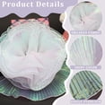 thumbnail image 6 of 10 Yards Ruffled Fabric Organza Trims Gradient Pleated Lotus Leaf Trim Lace Fabric Ribbon Tulle Border Retro Chiffon DIY, 6 of 9