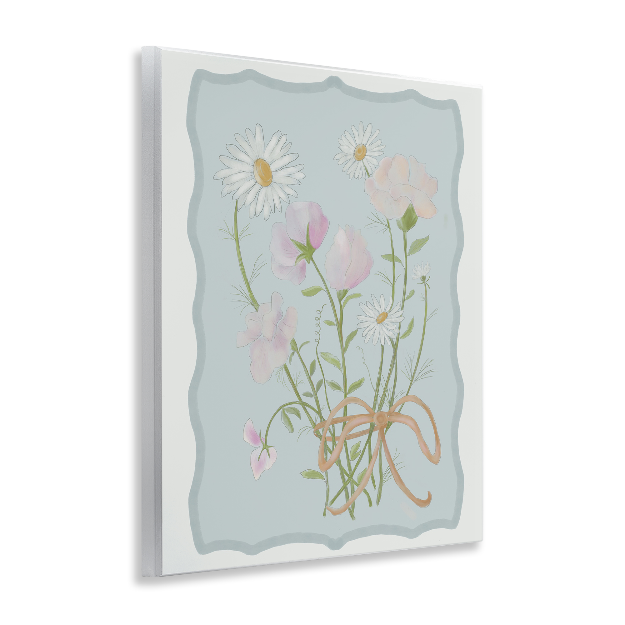Spring Cottage Clippings Wall Plaque Art, design by Leslie Hermosa