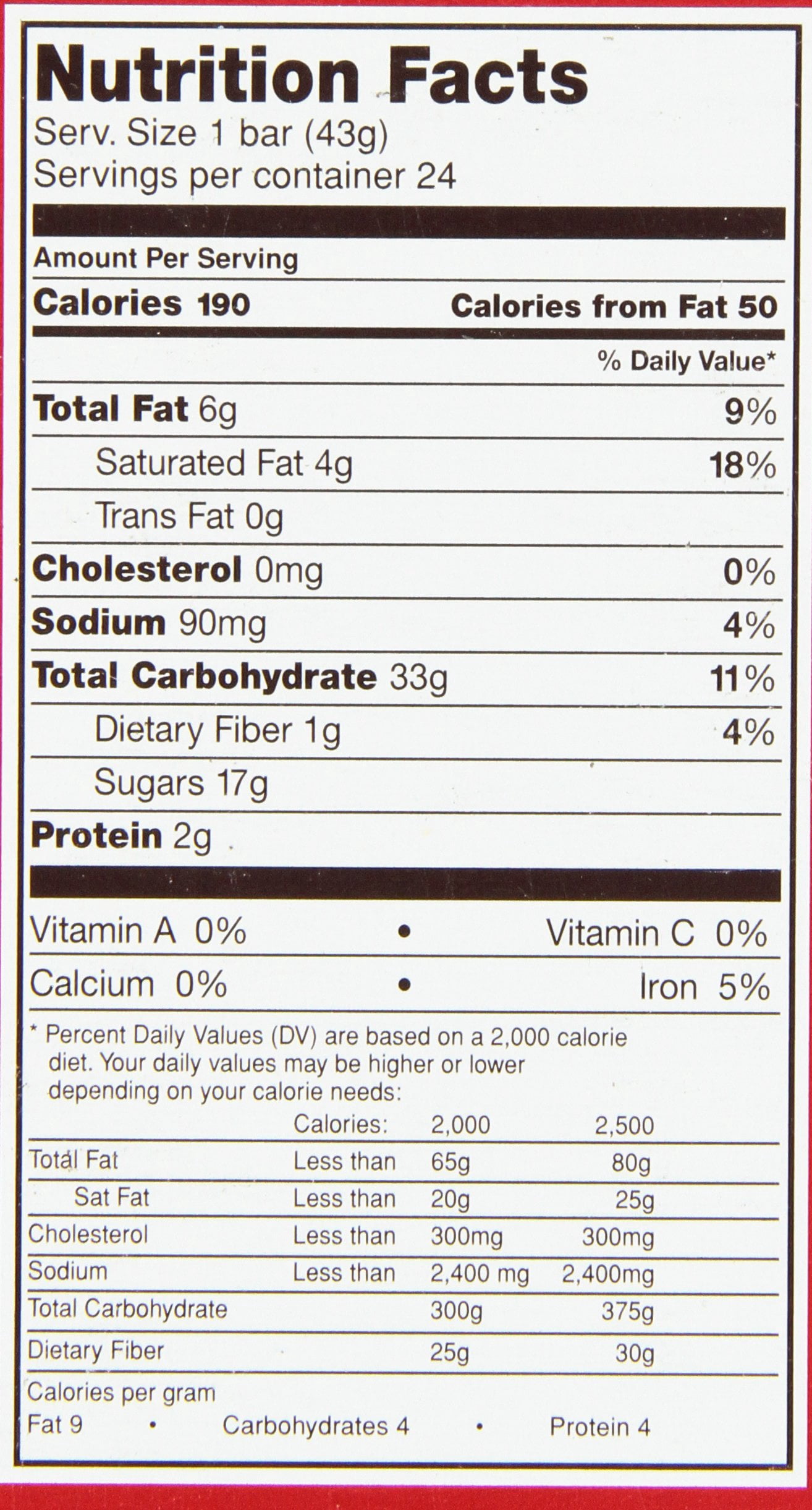 Look Bar (Innerpack of 24)
