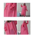 thumbnail image 3 of Poncho de Pluie Imperméable avec Capuche Fermeture Éclair Randonnée Extérieure Vélo Cape de Pluie Unisexe Hommes Femmes Longue Veste de Pluie avec Poches, 3 of 3