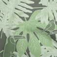 thumbnail image 1 of oneOone Velvet Light Green Fabric Tropical Birds With Leaves Sewing Craft Projects Fabric Prints By Yard 58 Inch Wide, 1 of 4