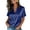 Dark Blue, variant on CIENVNSTG Womens Satin Silk Blouse Short Sleeve Lapel Collar Tops Lightweight Solid Color Button Down Shirts Work Business Dressy Outfits Light Gray S