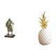 thumbnail image 1 of Escultura de piña con forma de caballero europeo. Figura decorativa creativa para la entrada, sala de estar, dormitorio, estantería, mesa o decoración, 1 of 8