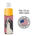 thumbnail image 4 of Carolines Treasures SC9248MUK Cavalier Spaniel Hearts Love and Valentines Day Portrait Ultra Hugger for slim cans Slim, 4 of 6
