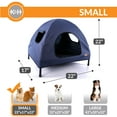 thumbnail image 3 of K&H Pet Products Original Pet Cot House Navy Blue Small 22 X 17 X 22 Inches, 3 of 10