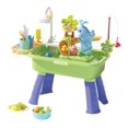 thumbnail image 2 of Bunblic 43 Pcs Jouets de Cuisine pour Enfants Jeu d'Imitation Ensemble de Vaisselle Polyvalent Table de Cuisson Lave-Vaisselle Ensemble de Jeu de Cuisine Ensemble de Jeu de Rôle Vert, 2 of 8