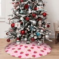 thumbnail image 5 of Yiaed Strawberries Print Christmas Tree Skirt , Tree SkirtsTree Mat for Christmas Winter Holiday Indoor Decorations-36", 5 of 7