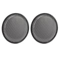 thumbnail image 5 of Cubierta para parrilla de altavoz de 2 uds., cubierta para parrilla de malla para subwoofer de hierro y Metal negro para coche RV de 8 pulgadas, 5 of 5