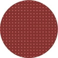 thumbnail image 1 of Ahgly Company Indoor Round Patterned Cranberry Red Area Rugs, 8' Round, 1 of 6