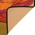 thumbnail image 3 of Yayeee Area Rugs for Living Room 5.2'x4' Non Slip Washable Bedroom Floor Carpet, Orange Abstract Floral, 3 of 5