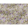 thumbnail image 4 of oneOone Viscose Jersey Cream Fabric Flower & Leaves Watercolor Dress Material Fabric Print Fabric By The Yard 60 Inch Wide, 4 of 5