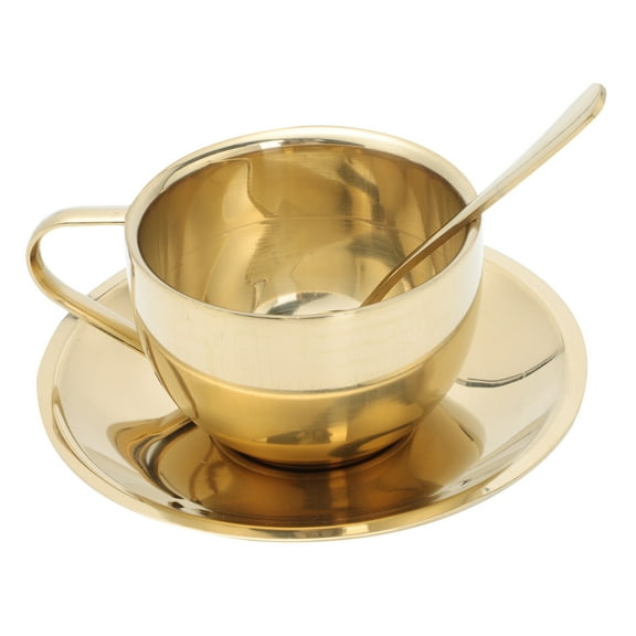 AURARMLET Espresso Cups Stainless Steel 1 Set 4.1x3.1x2.2in