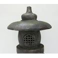 thumbnail image 3 of Hi-Line Gifts 25" Stone Multi Purpose Pagoda Lantern with Magnetic Door, 3 of 5