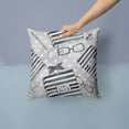 thumbnail image 2 of Watercolor Girl Boss Journal Fabric Decorative Pillow, 2 of 4