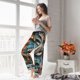 thumbnail image 5 of Fotbe Colorful Koi Fish Art Pantalones de Pijama para Mujer, Pantalones de Dormir, Pantalones Pj con Cordón y Bolsillos-Small, 5 of 6