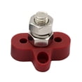 thumbnail image 2 of LOVIVER 3/8inch Rouge Bloc de Jonction Isolé Terminal Goujon pour Bateau de Mer, 2 of 8